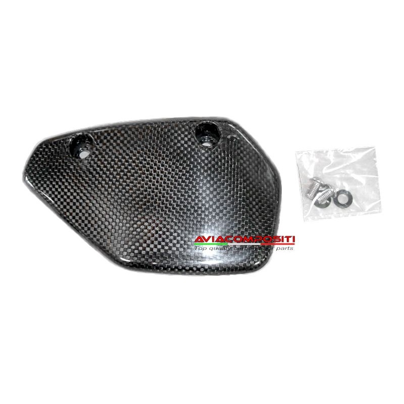 Carbon fiber chain guard, low for swingarm of Multistrada 1100-1000-620, plug and play installation