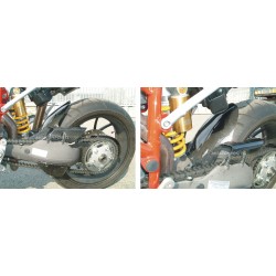 Parafango posteriore in carbonio per Hypermotard 1100 - 796