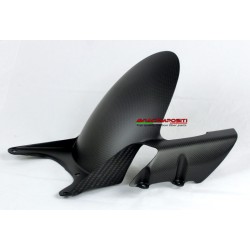 Rear fender in carbon for Hypermotard 1100 - 796, matte version