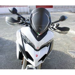 Windshield Multistrada 1260-950-Enduro with white stripes and Italian flag - years 2015-2022