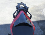 Codino in carbonio con fasce rosse per Ducati Multistrada 1200 2010-2014