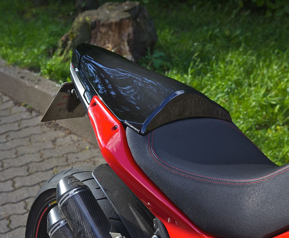 Carbon fiber Tail with white bands for Ducati Multistrada 1200 2010-2014