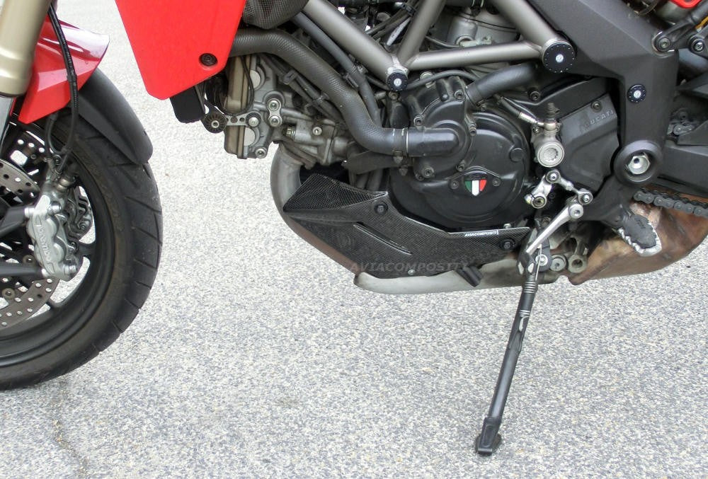 Bellypan - engine protection for Ducati Multistrada 1200 - matt finish - couple