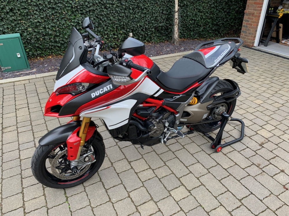 Codino Multistrada Pikes Peak 2015-2020-V2-V2S - finitura del carbonio opaca e top lucido
