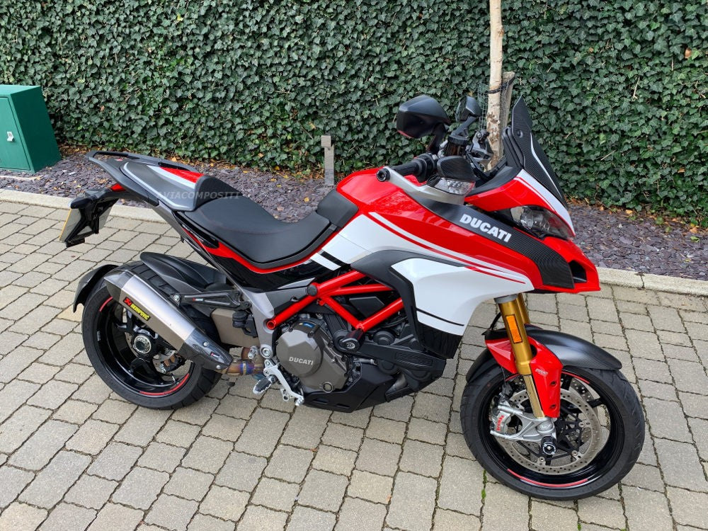 Codino Multistrada Pikes Peak 2015-2020-V2-V2S - finitura del carbonio opaca e top lucido