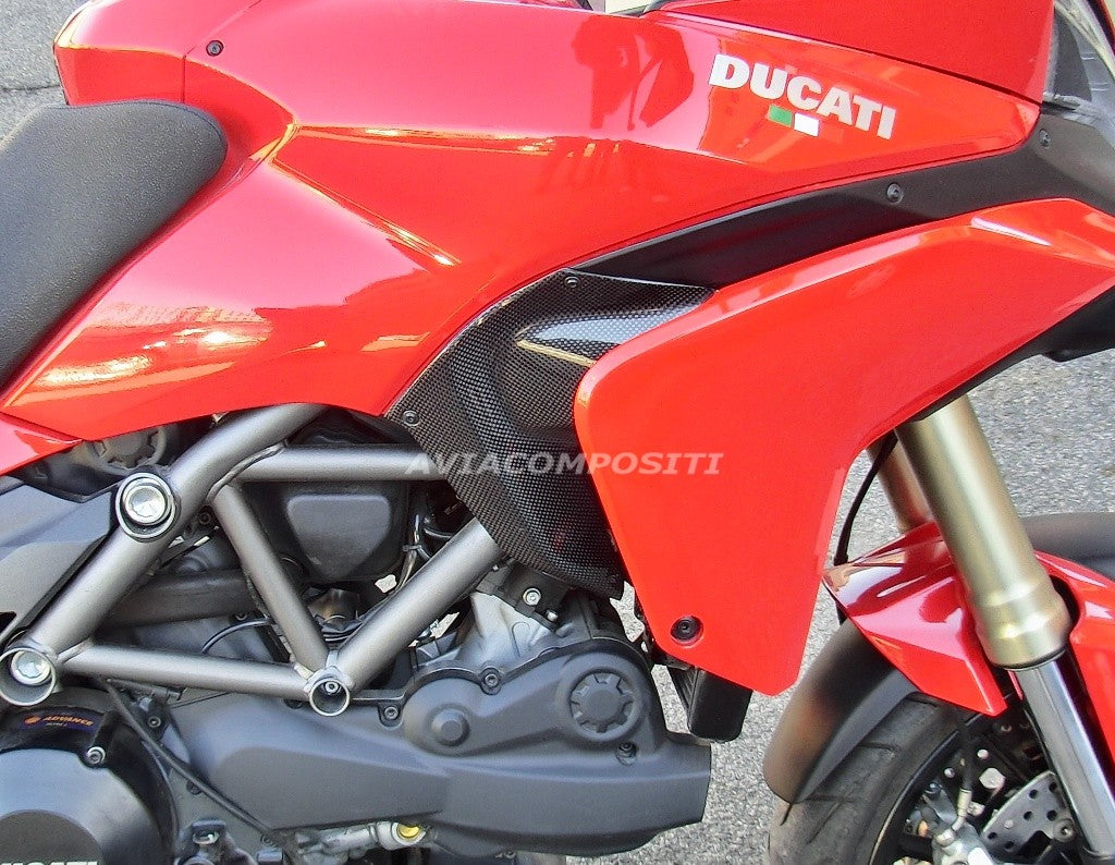 Air extractors in carbon for Ducati Multistrada 1200 2010-2014 ( pair )