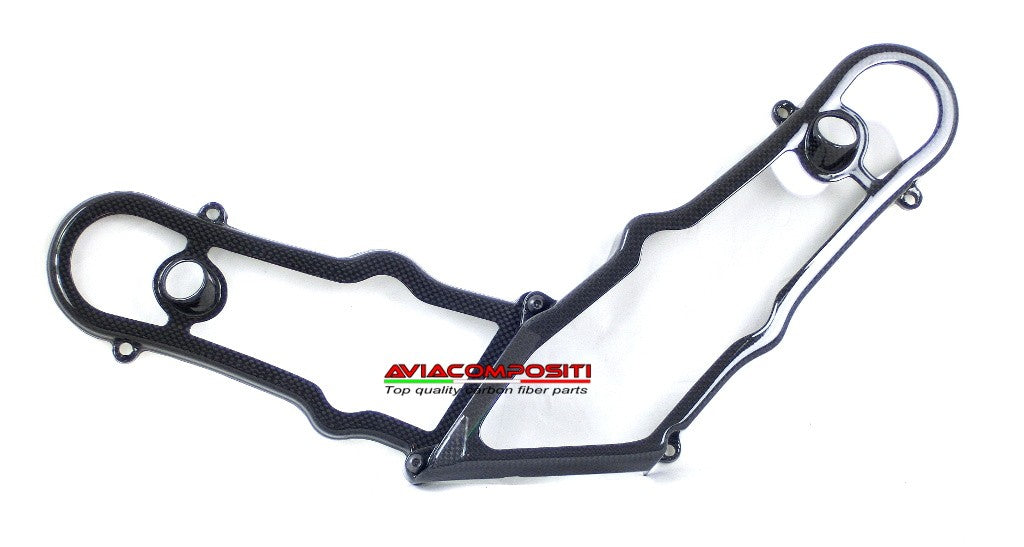 Timing belt covers open with polycarbonate protections for Dual Spark 1000-1100 Ducati engines