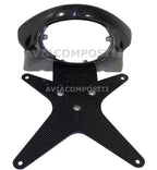 Kit portatarga in carbonio per codino Buell