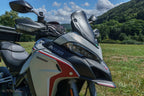 Cupolino Multistrada 1260-950-Enduro con strisce bianche e tricolore - anni 2015-2022