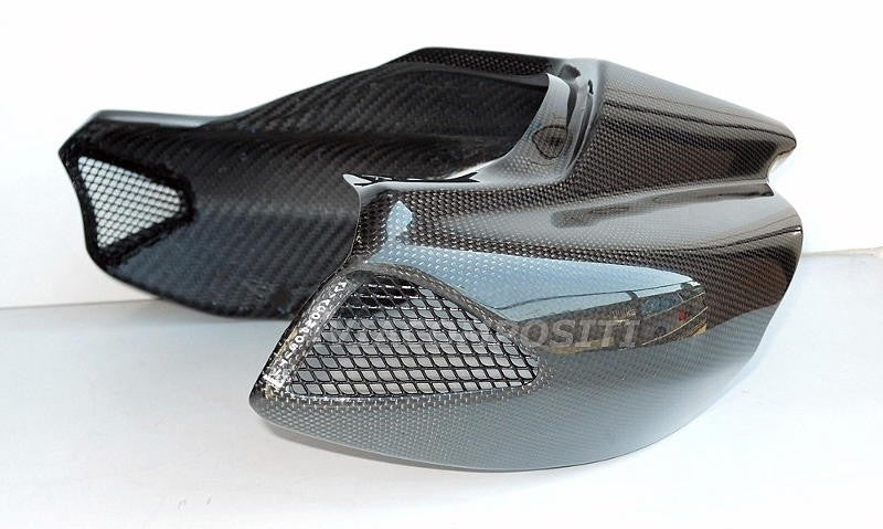 Carbon fiber tail for Ducati Hypermotard 1100-796 twin exhaust with Led rear light