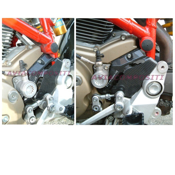 Copri pignone in carbonio per Ducati Hypermotard 1100-796 e Multistrada 1100-1000-620
